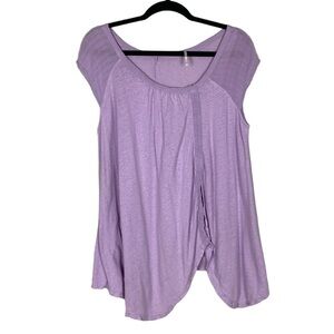 Free People lilac purple oversized top